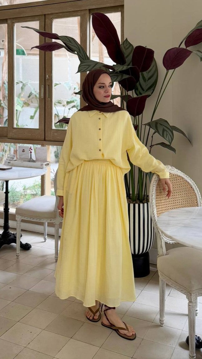 Lemon Breeze Linen Set